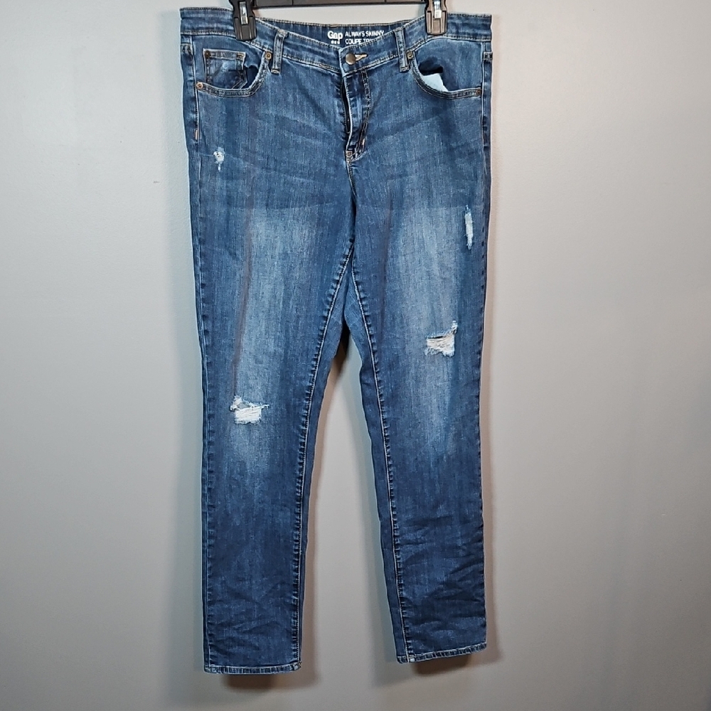 GAP Women's Dark Blue Skinny Jeans
